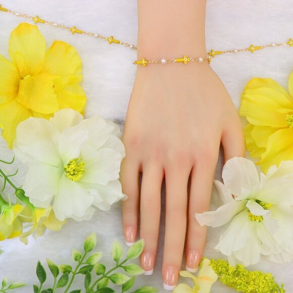 "Minimalist Bracelet, Sleek & Modern Design, Women’s Fashion, YC110024-B  ✅ Brac - Picture 8 of 10